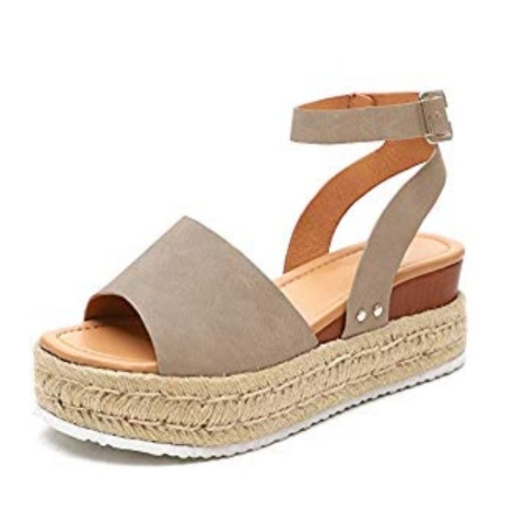 NEW Women's Espradille Platform Sandals